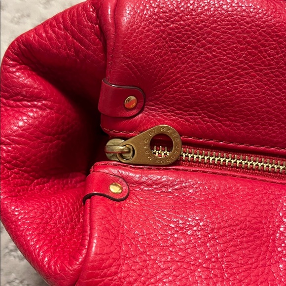 Marc By Marc Jacobs Red Satchel with Gold Accents - Picture 6 of 9